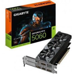 Gigabyte GeForce RTX 5060 OC Low Profile 8G Tarjeta Gráfica - 8GB GDDR7, 128bit, PCI-E 5.0, 2512 MHz