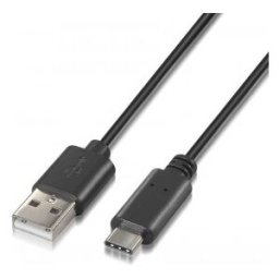 Aisens A107-0050 cable USB 0,5 m USB 2.0 USB A USB C Negro
