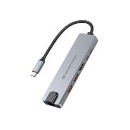 Conceptronic DONN29G base para portátil y replicador de puertos Alámbrico USB 3.2 Gen 2 (3.1 Gen 2)