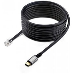 StarTech.com Adaptador USB-C a RJ9 para Auriculares con Micrófono - Adaptador USB Tipo C a RJ9 con C