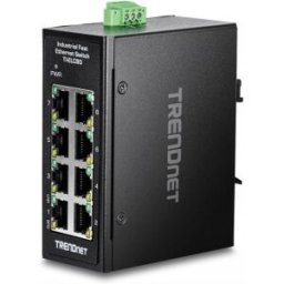 TRENDnet TI-ELC80 switch No administrado Fast Ethernet (10/100) Negro