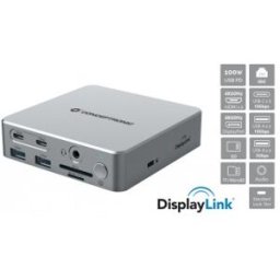 Conceptronic DONN25G base para portátil y replicador de puertos Alámbrico USB 3.2 Gen 2 (3.1 Gen 2)