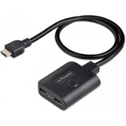 StarTech.com Divisor HDMI de 2 Puertos - Multiplicador HDMI 2.0 de 2 Puertos 4K60 - Splitter HDMI 2
