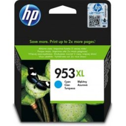 HP 953XL Cyan Original Ink Cartridge, Cian, Alto, , OfficeJet Pro 8210 OfficeJet Pro 8218 OfficeJe