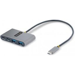 StarTech.com Hub Concentrador USB-C de 4 Puertos con Entrega de Alimentación de 100W de Paso - Ladró