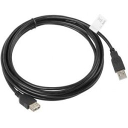Lanberg CABLE ALARGADOR USB CA-USBE-10CC-0030-BK - CONECTORES A-MACHO A-HEMBRA - NEGRO - 3 METROS