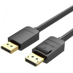 Vention Cable Displayport 1.2 4K HACBH/ Displayport Macho - Displayport Macho/ 2m/ Negro