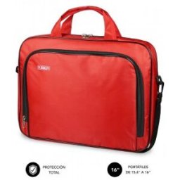 Subblim Maletín Ordenador Oxford Laptop Bag 15,4-16" Red