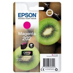 202, Epson, Magenta, Expression Premium XP-6000, XP-6005, 4,1 ml, 300 páginas, Ampolla