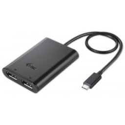 i-tec USB-C Dual Adaptador de Vídeo, 3.0 (3.1 Gen 1), USB Tipo C, 3840 x 2160 Pixeles, 16/32 bit, 10