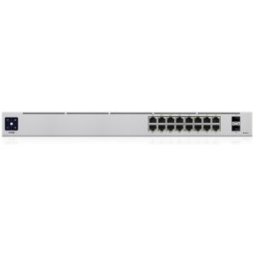Ubiquiti Networks UniFi 16-Port PoE Gestionado L2/L3 Gigabit Ethernet (10/100/1000) Plata 1U Energía