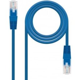Nanocable Cable Red Latiguillo RJ45 CAT.6 UTP AWG24 - Azul