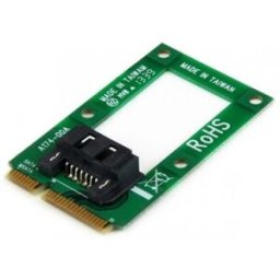 StarTech.com Adaptador mSATA a SATA para Disco Duro o SSD - Tarjeta Conversora Mini SATA a SATA, mSA