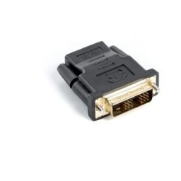 Lanberg AD-0013-BK adaptador de cable HDMI DVI-D 18+1 Single Link Negro
