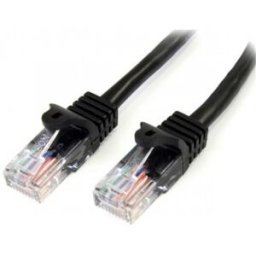 StarTech.com Cable de Red de 10m Negro Cat5e Ethernet RJ45 sin Enganches, 10 m, Cat5e, U/UTP (UTP),