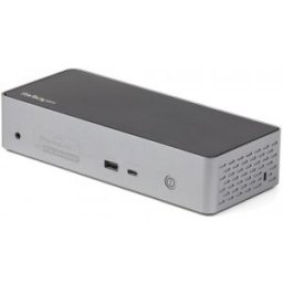 StarTech.com Mini Docking Station USB-C - Replicador de Puertos para 4 Monitores DisplayPort y HDMI
