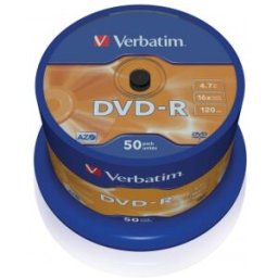 DVD-R Verbatim Advanced AZO 16X - Tarrina-50uds