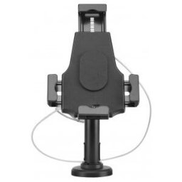 Aisens Soporte Antirobo de Sobremesa - Pared Ajustable (1 Pivote) para Tablet, Negro