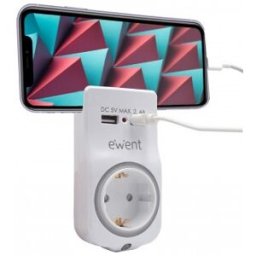 Ewent EW1225 Cargador de dispositivo móvil - Blanco Interior