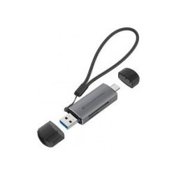 Conceptronic BIAN05G lector de tarjeta USB 3.2 Gen 1 (3.1 Gen 1) Type-A/Type-C Gris