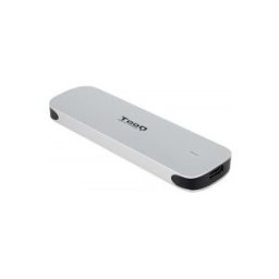 TooQ Caja Externa para SSD M.2 NGFF, Plata