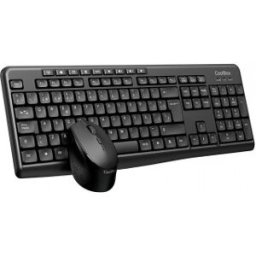 CoolBox KIT INALAMBRICO MULTIMEDIA DE TECLADO Y RATÓN SILENC Español Negro
