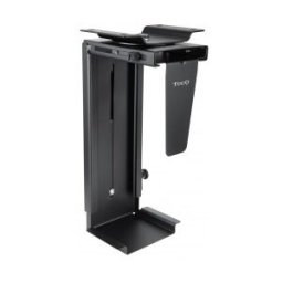 TooQ Soporte Metálico para CPU para Escritorio/Pared, Negro