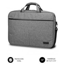Subblim Maletín Ordenador Elite Laptop Bag 13 - 14" - Gris - Maletín Toploader