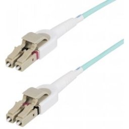 StarTech.com Cable de Fibra Óptica Multimodo Conmutable LC a LC (UPC) OM4 de 5m - 50/125µm - Redes d
