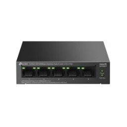 TP-Link LiteWave LS105P No administrado Fast Ethernet (10/100) Energía sobre Ethernet (PoE) Negro