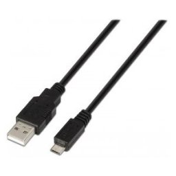 Aisens A101-0027 cable USB 0,8 m USB 2.0 USB A Micro-USB B Negro