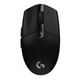 Logitech G305, mano derecha, Óptico, RF inalámbrico, 12000 DPI, 400 pps, Negro