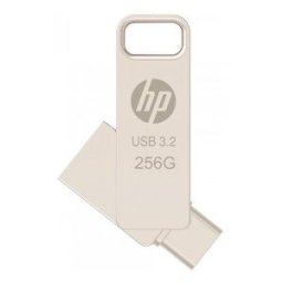 PNY HP x206C unidad flash USB 256 GB USB Type-A / USB Type-C 3.2 Gen 1 (3.1 Gen 1) Plata