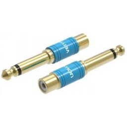 Vention Adaptador Jack VDD-C03 - RCA Hembra - Jack 6.5 Macho - Azul