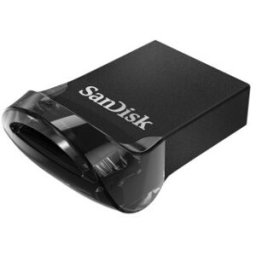 SanDisk Ultra Fit, 256 GB, 3.0 (3.1 Gen 1), Conector USB Tipo A, 130 MB/s, Sin tapa, Negro
