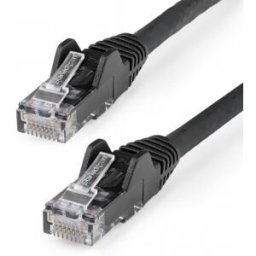 StarTech.com N6LPATCH3MBK cable de red Negro 3 m Cat6 U/UTP (UTP)