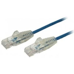 StarTech.com Cable Cat6 de 50cm - Delgado - con Conectores RJ45 sin Enganches - Azul
