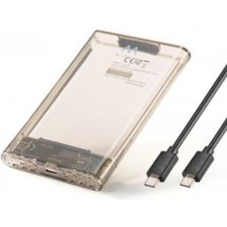 Ewent EW7068 Caja externa para unidad de estado sólido (SSD) Transparente 2.5
