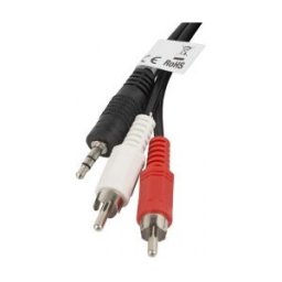 Lanberg CABLE ESTEREO JACK 3.5MM A 2X RCA - 2 METROS