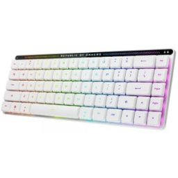Asus 90MP03EC-BKSA10 teclado Juego USB + RF Wireless + Bluetooth Blanco