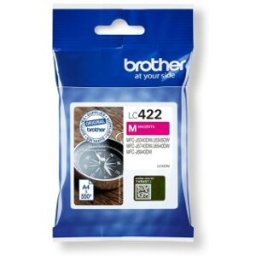 Brother LC-422M-Cartucho de tinta de color Color magenta (rojo)