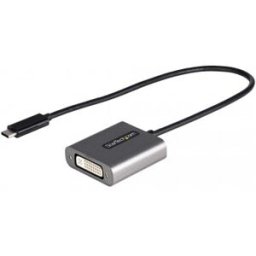StarTech.com Adaptador USB C a DVI - Conversor Tipo Llavero USB Tipo C a DVI-D 1920x1200p - Converti