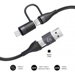 Subblim CABLE TOP 4IN1 60W C-C-L-A 1m