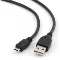 Gembird 1.8m USB 2.0 A/Micro-B M 1.8m USB A Micro-USB B Negro