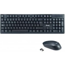 Equip 245221 teclado Ratón incluido Oficina RF inalámbrico QWERTY Español Negro