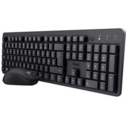 Trust TKM-360 teclado Ratón incluido Oficina RF inalámbrico QWERTY Español Negro