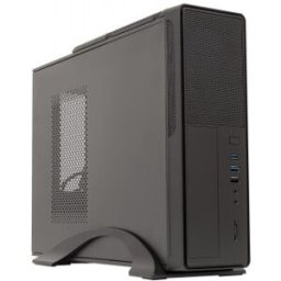 Unyka ch SLIM MATX UK 2010 + PSU 450W, Torre, PC, SGCC, ITX,Micro-ATX, Negro, 0,5 mm