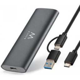 Ewent EW7061 Caja externa para unidad de estado sólido (SSD) Gris Oscuro