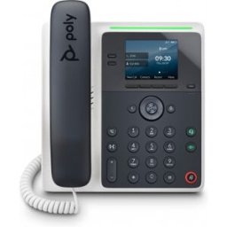 HP POLY Teléfono IP Edge E100 y habilitado para alimentación a través de Ethernet (PoE)