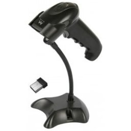 Ewent EW3431 Lector de códigos de barras portátil - 1D/2D LED - Negro